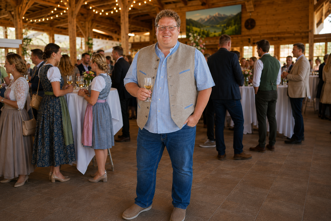 Sommerliche Tracht, lässig und souverän